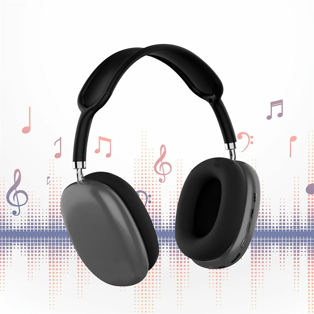 Wireless Bluetooth Over Ear 3D Stereo, Mic, Noise Cancelling Earphones