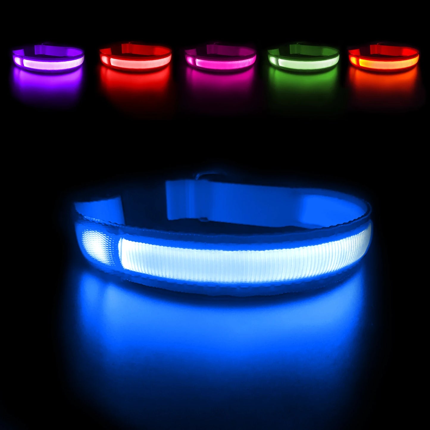 Dog Collar illuminating Dog Collar, Waterproof, Safety Collars