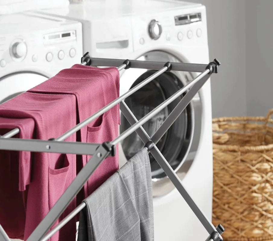 Oversized Collapsible Steel Laundry Drying Rack