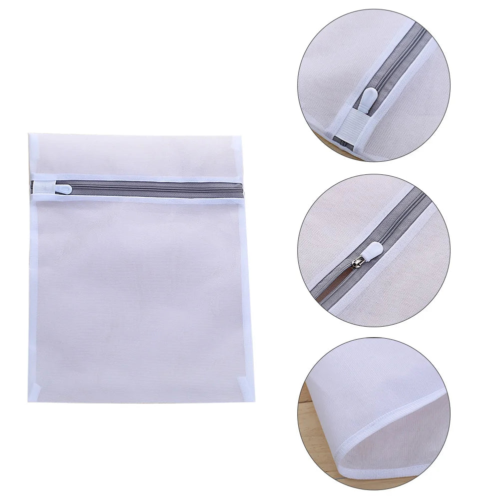 Thick Fine Mesh Laundry Bag Anti-Winding-Deformation