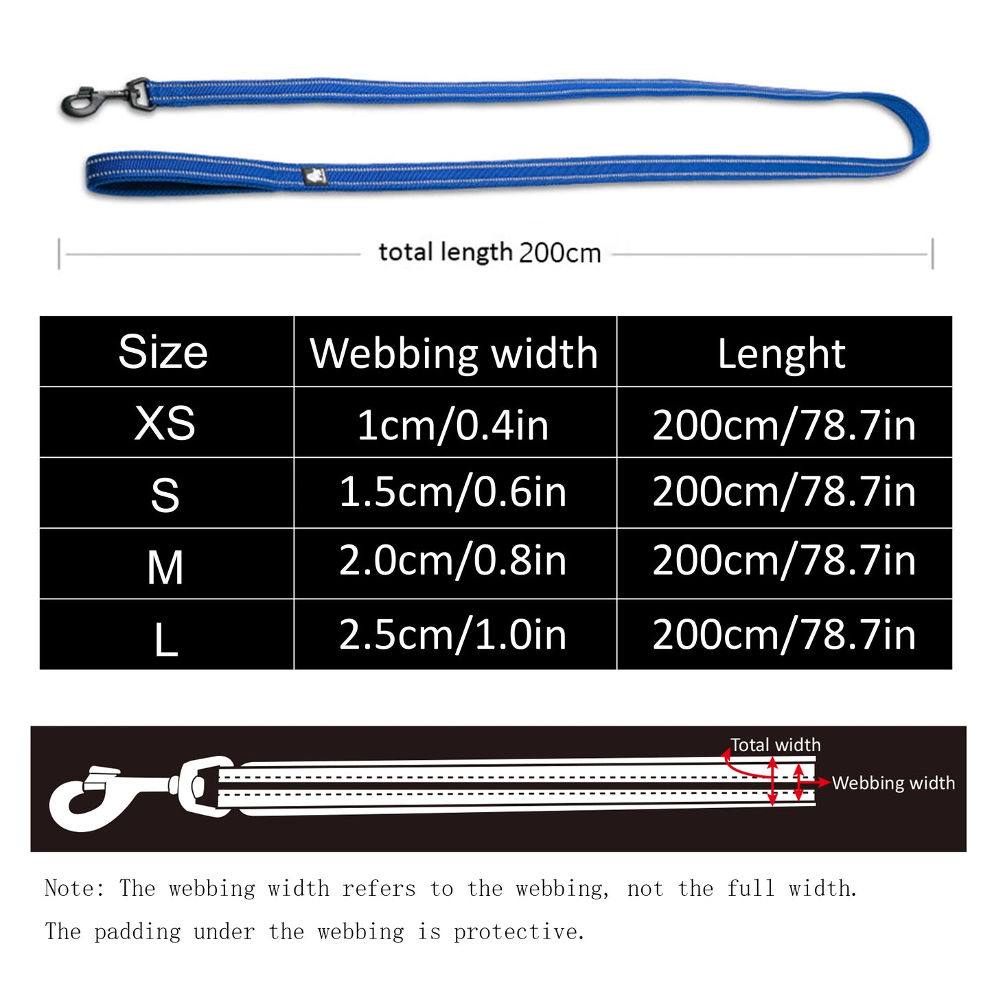 Soft Pet Leash Reflective Nylon