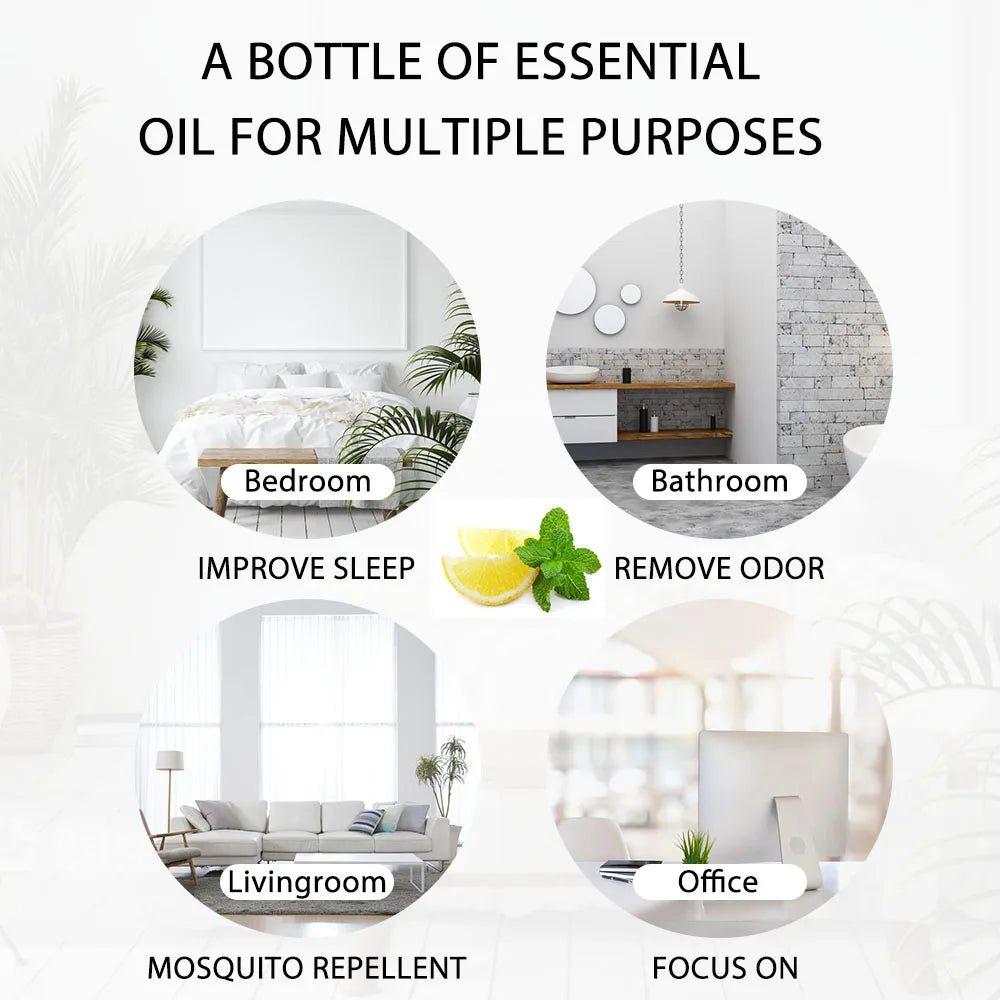 100ML Pure Natural Essential Oils for Diffusers