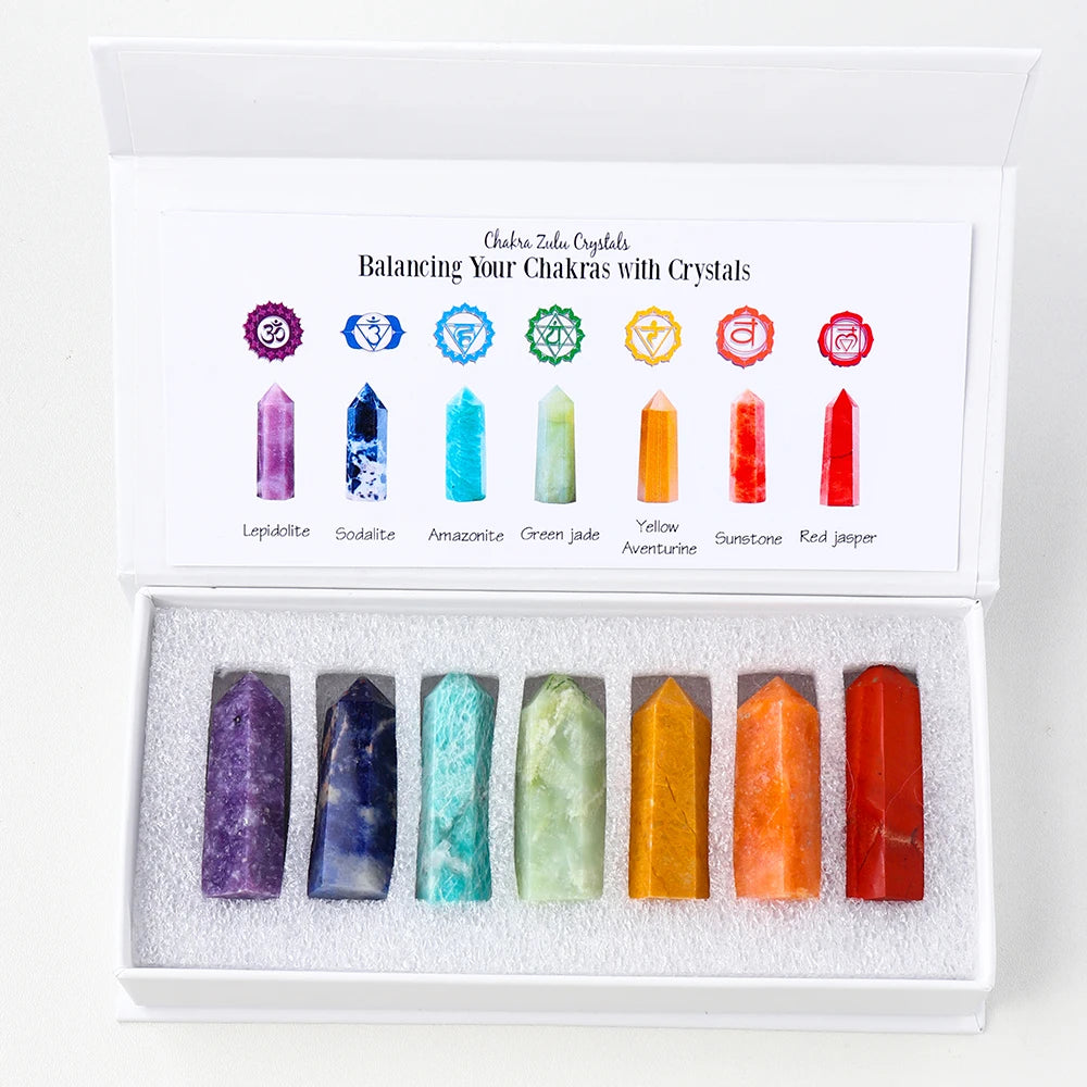 1set Natural Stone Chakra Set