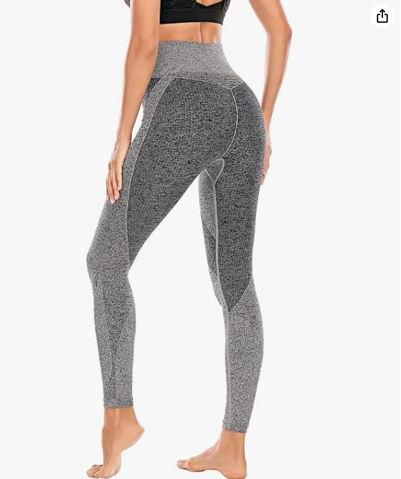 Color Block Skinny Leggings, Casual High Waist for Workout