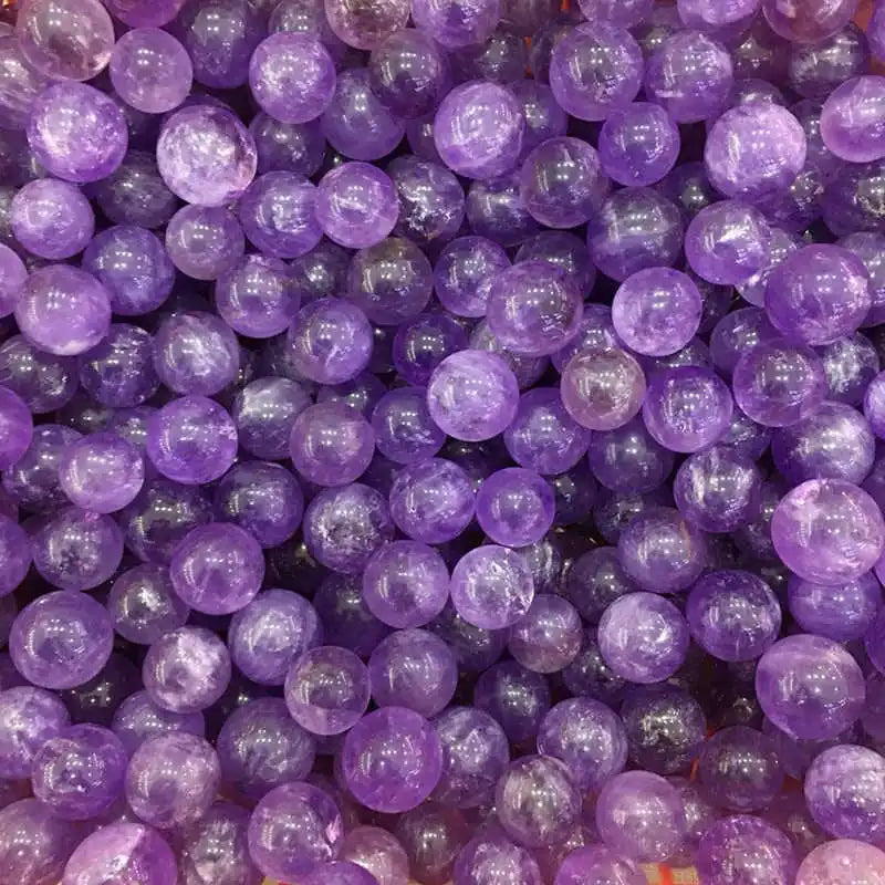 Brazilian Amethyst Quartz Reiki Healing Chakra Beads