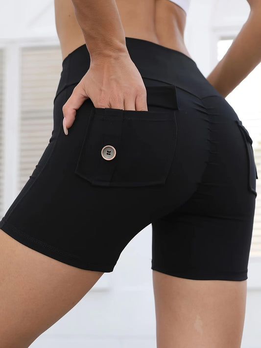 2024 new style sexy yoga high-waisted shorts