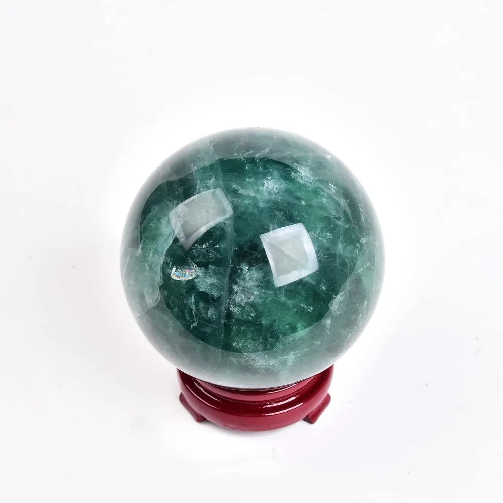 Big Green Fluorite Crystal  for Meditation, Fengshui, Healing Crystal