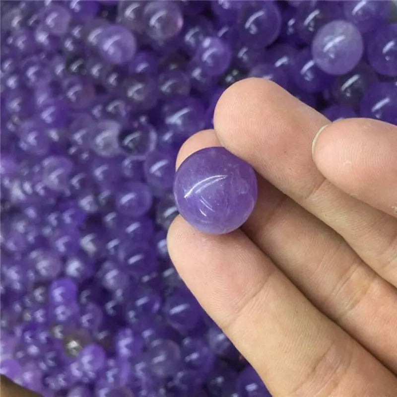 Brazilian Amethyst Quartz Reiki Healing Chakra Beads