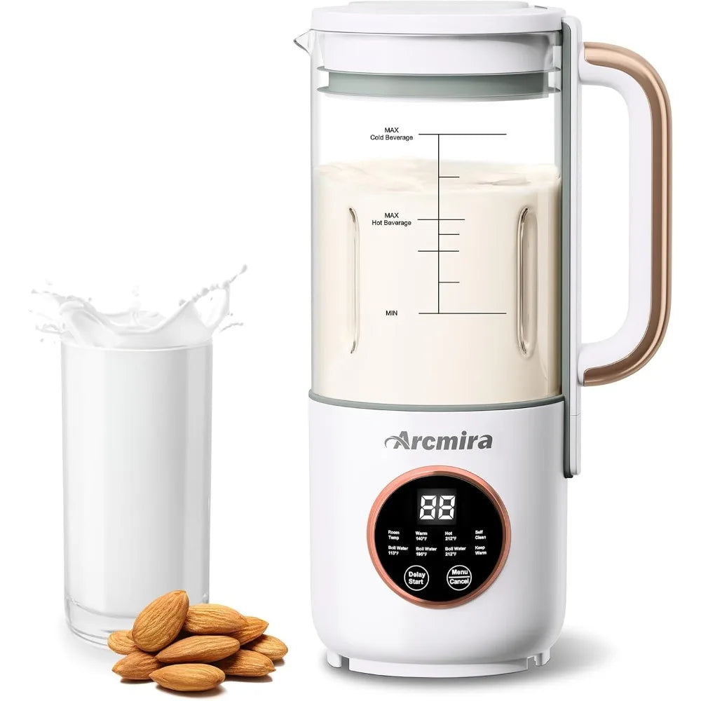 Automatic Nut Milk Maker, Oat, Soy, For Dairy Free Beverages