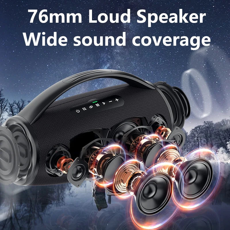 80W Wireless speaker, Outdoor, Portable, Subwoofer, Speaker, Dual Pairing