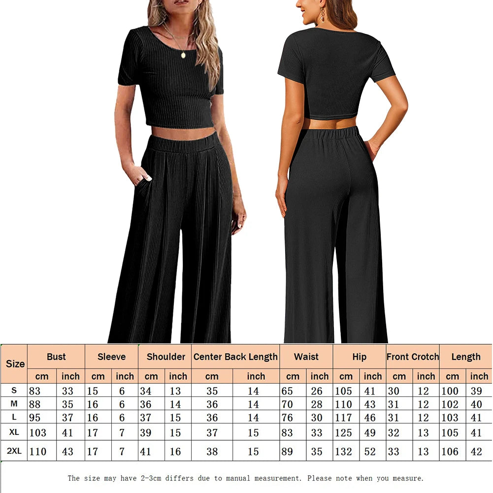 2 Piece Lounge Sets, Basic Style Yoga Outfit