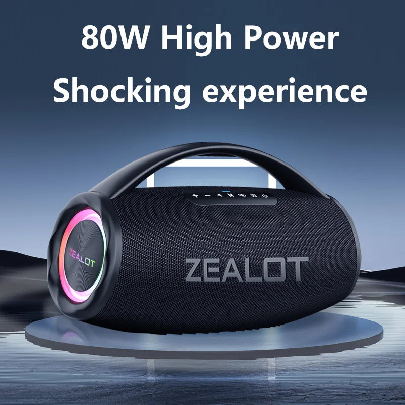 80W Wireless speaker, Outdoor, Portable, Subwoofer, Speaker, Dual Pairing