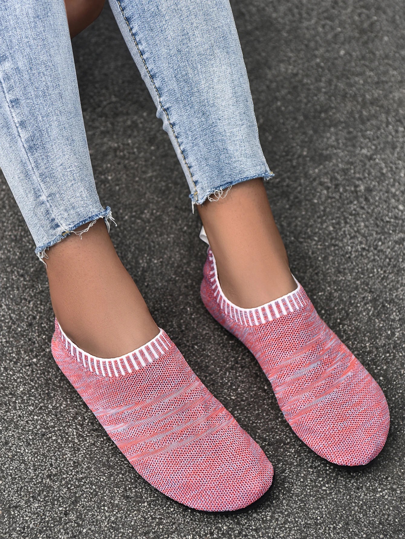 Slip On Slippers Lightweight Non-Slip Yoga Sock Shoes