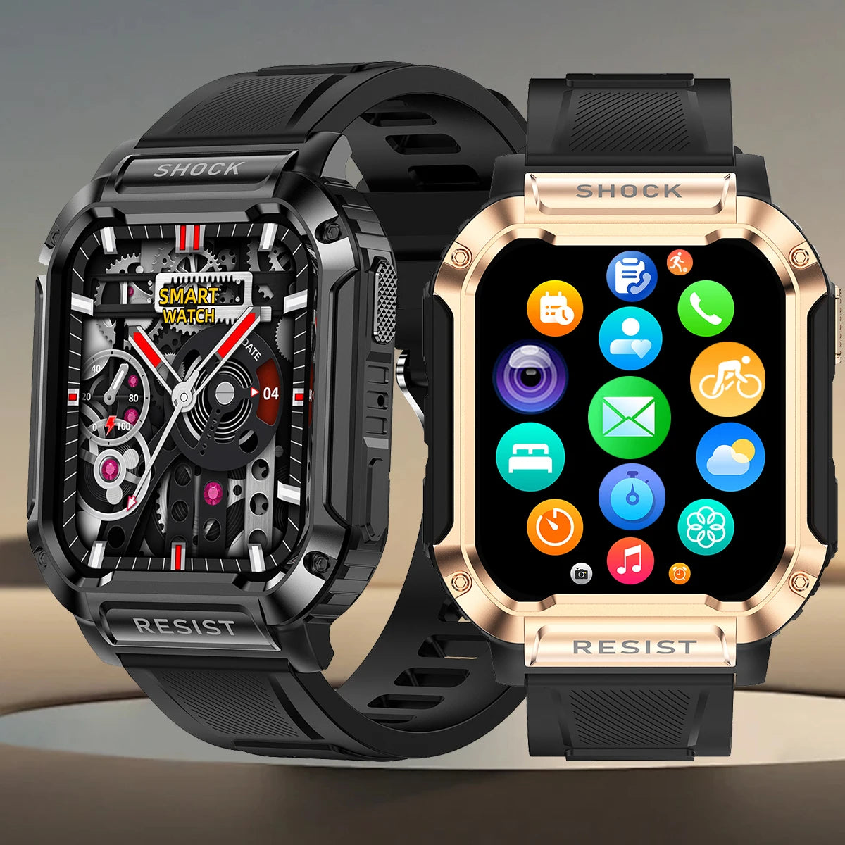 Smart watch, wireless calling/dial, multi-Sport mode, fitness monitoring, for iPhone/Andriod