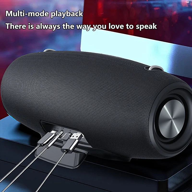 Wireless Speaker With Shoulder Strap, Outdoor, Waterproof, Portable